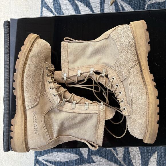 Belleville Combat Boots 790G US Army Military Work Quality Goretex Tan Size 10R - Picture 4 of 8